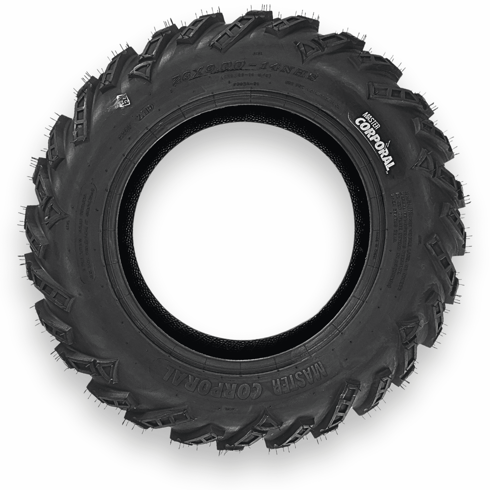 Master Corporal 26x9.00-14 6 Ply Tubeless