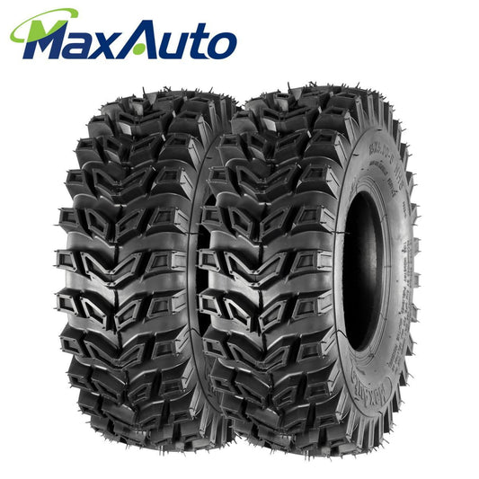 MaxAuto ATV Tires 15x5.00-6 15x5x6 Snow Hog Lawn and Garden Tires Snow Blower Thrower Tire 2PR, Set of 2