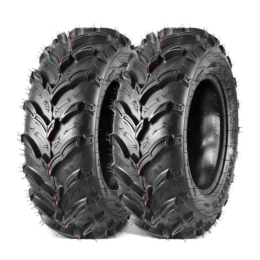 Maxauto 2PCS 22x7-11 Front ATV Tires 22x7x11 Mud Sand Snow Tire UTV Knobby Sport ATV UTV Tires AT All-Terrain 6Ply Tubeless
