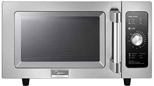 Midea 1025F0A Light Duty Commercial Microwave 1000W with Dial Controls