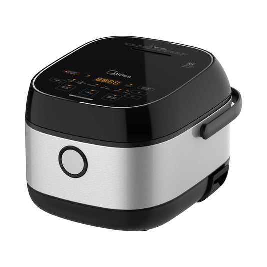 Midea 6-Cup Uncooked Rice Cooker, 360° Induction Heating Technology, 24h Dealy Start & Keep Warm, Non Stick Rice Cookers, 3L