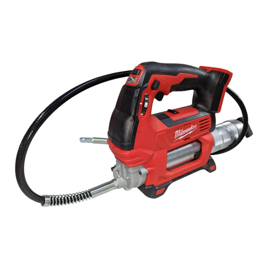 Milwaukee 2646-20 M18 Cordless 2-Speed Grease Gun – 10,000 PSI, Pre-Set Grease Counter, 48" Hose, LED Light, M18 Battery Compatible  (Bare Tool)