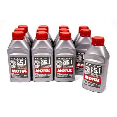 Motul Usa 100951, Brake Fluid Dot 5.1 Non-Silicone Case 12-1/2 Performance