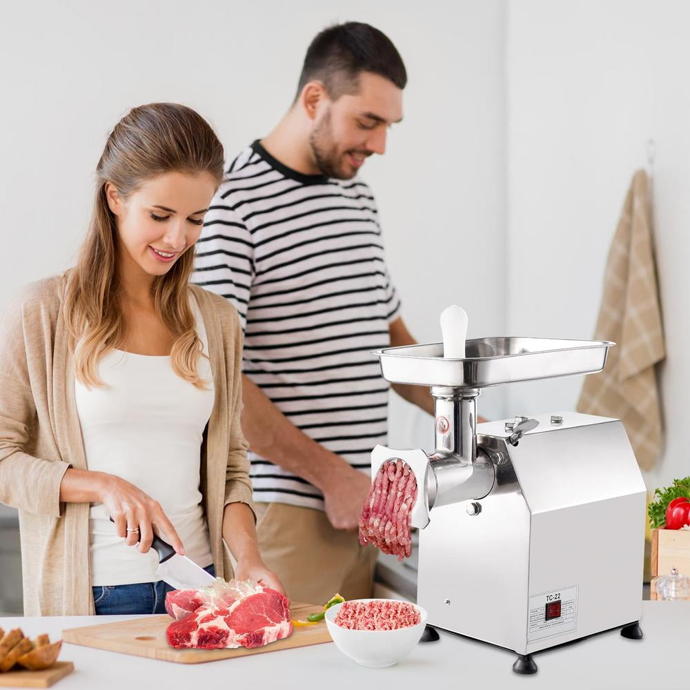 Mulaxen Meat Grinding Machine Electric Beef Meat Mincer Machine 110V Multifunctional Heavy Duty Commercial Meat Mincer Machine Food Grinder Kitchen Tool for Homemade Burger Patties fashion
