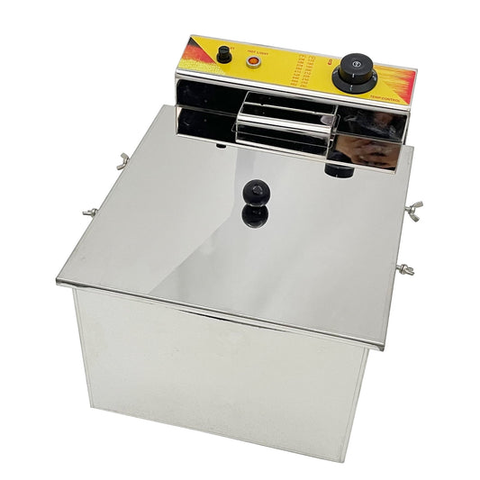Multifunctional Fryer Commercial Cheese Hot Dog Sticks Fryer Electric Deep Fryer 110V