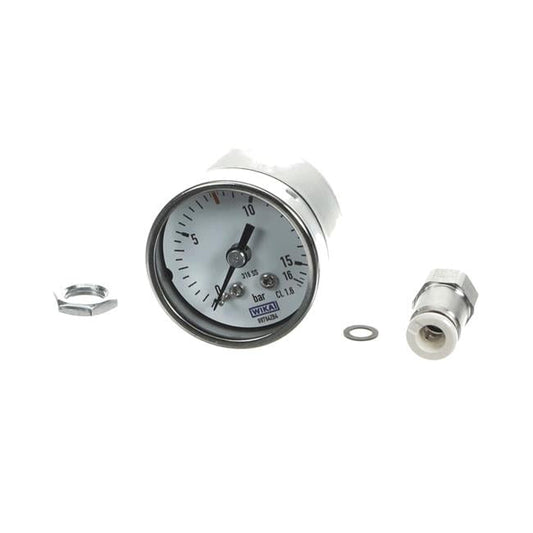 Nespresso 132.330 Genuine OEM Pressure Gauge - 0-16 Bar, INOX