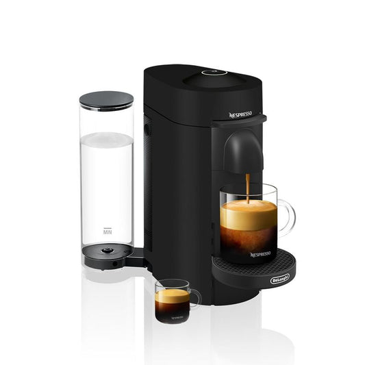 Nespresso VertuoPlus Coffee r and Espresso Machine y DeLonghi ck Matte: est Rated, Uses Nespresso Pods, 12 Capsules Included