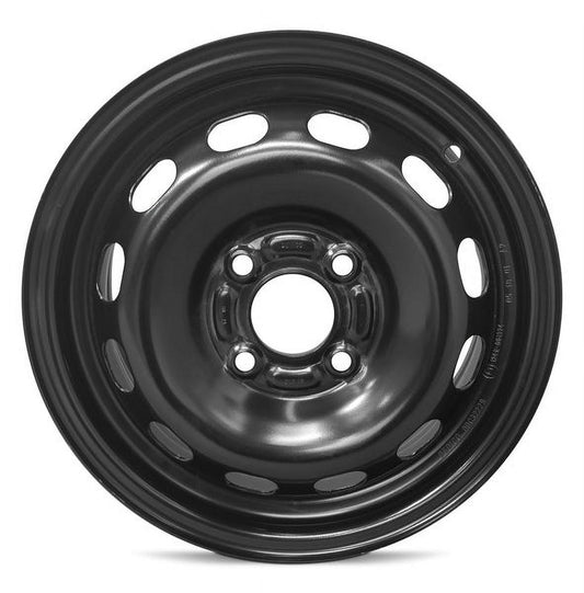 New 14x5.5 inch Wheel for Mercury Mystique (95-00) Black Painted Steel Rim