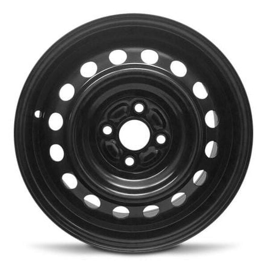 New 15x5.5 inch Wheel for Toyota Yaris (06-12) Black Painted Steel Rim