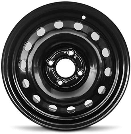 New 15x6 inch Wheel for Ford Fiesta (11-19) Black Painted Steel Rim