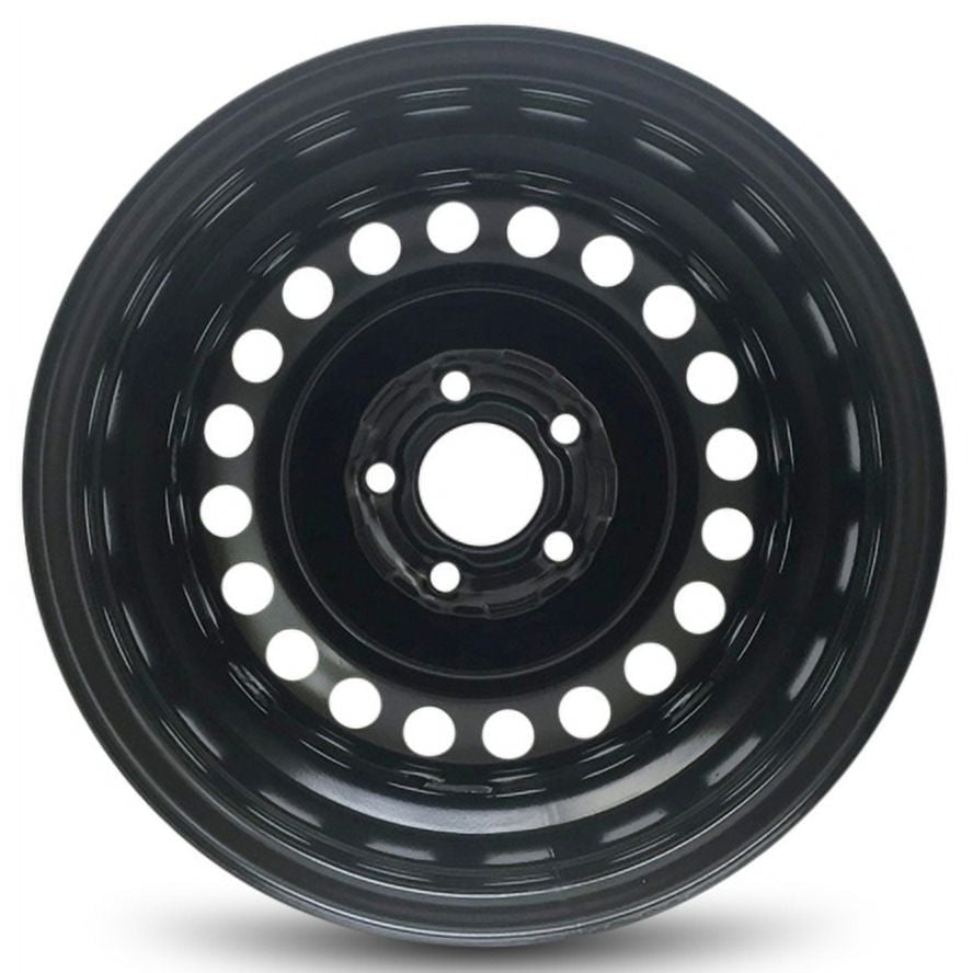 New 15x6 inch Wheel for Honda Civic (06-11) Black Painted Steel Rim