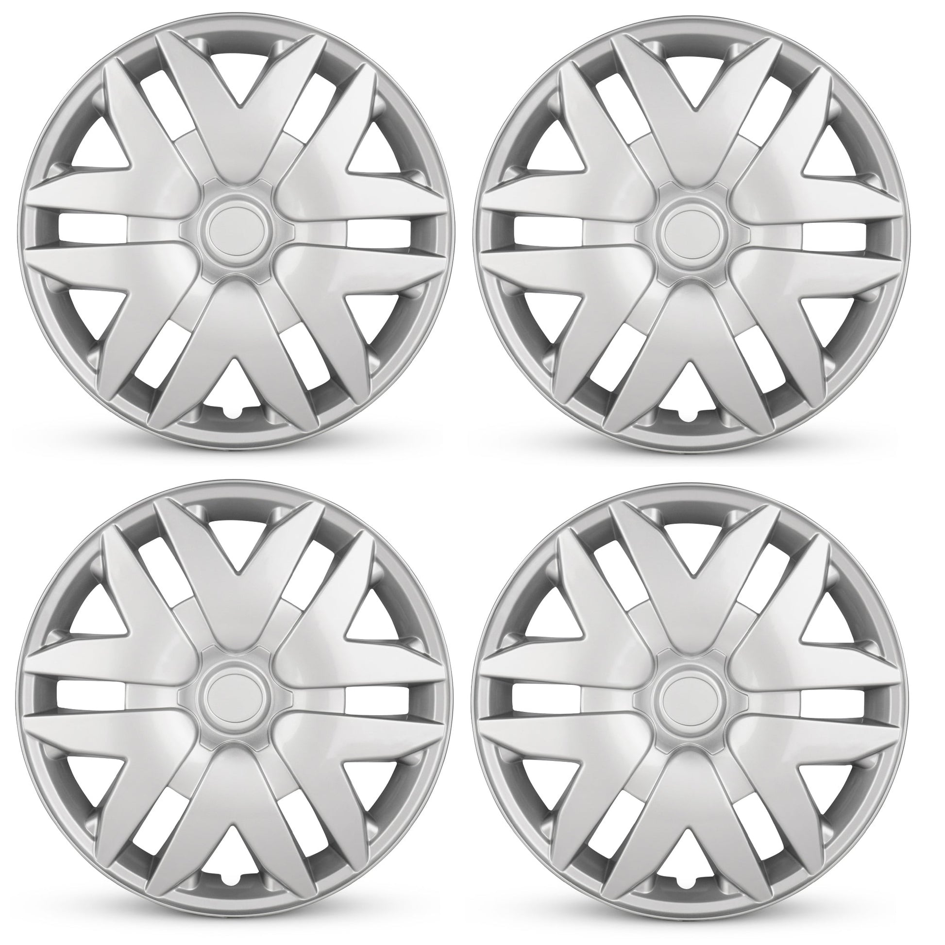 New 16 Inch Hubcaps For 2004-2010 Toyota Sienna - Set of 4 Silver - Wheel Covers