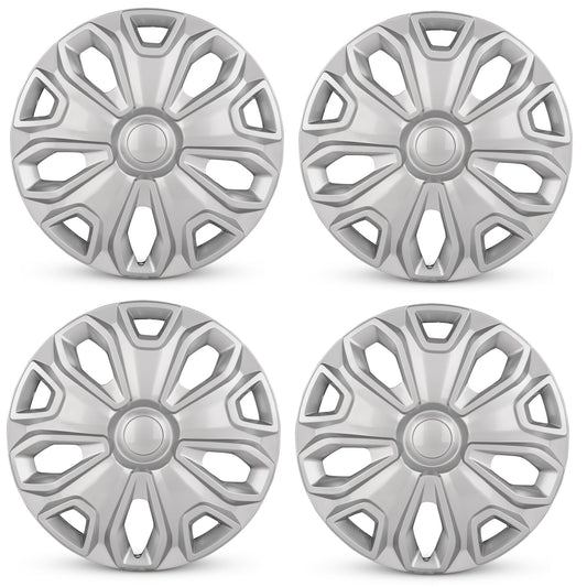 New 16 Inch Hubcaps For 2022-2023 Ford E-Transit - Set of 4 Silver - Wheel Covers