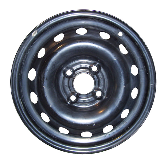 New Aftermarket  Painted Black Steel Wheel 14 x 5.5 14 Hole Style fits 2006-2011 Chevrolet Aveo5