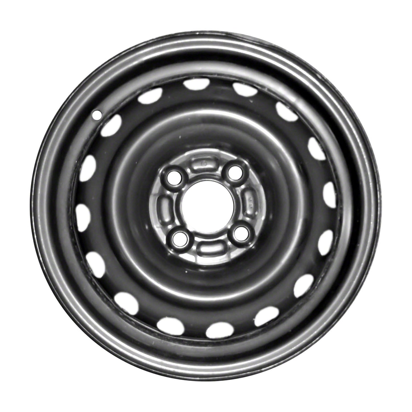 New Aftermarket  Painted Black Steel Wheel 14 x 5.5 16 Hole Style fits 1995-1998 Nissan 200SX