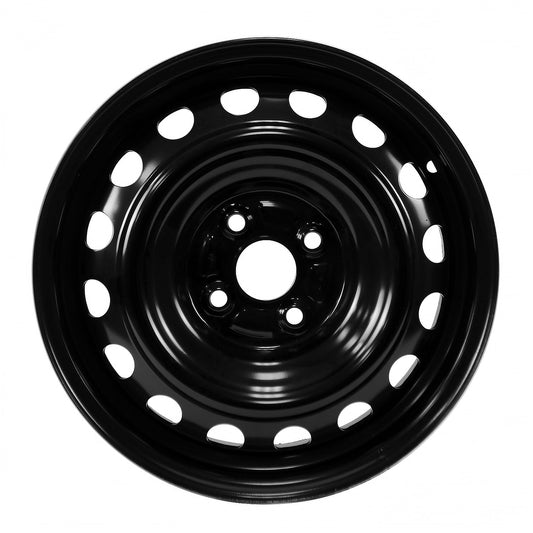 New Aftermarket  Painted Black Steel Wheel 15 x 5 16 Hole Style fits 2012-2019 Toyota Prius C