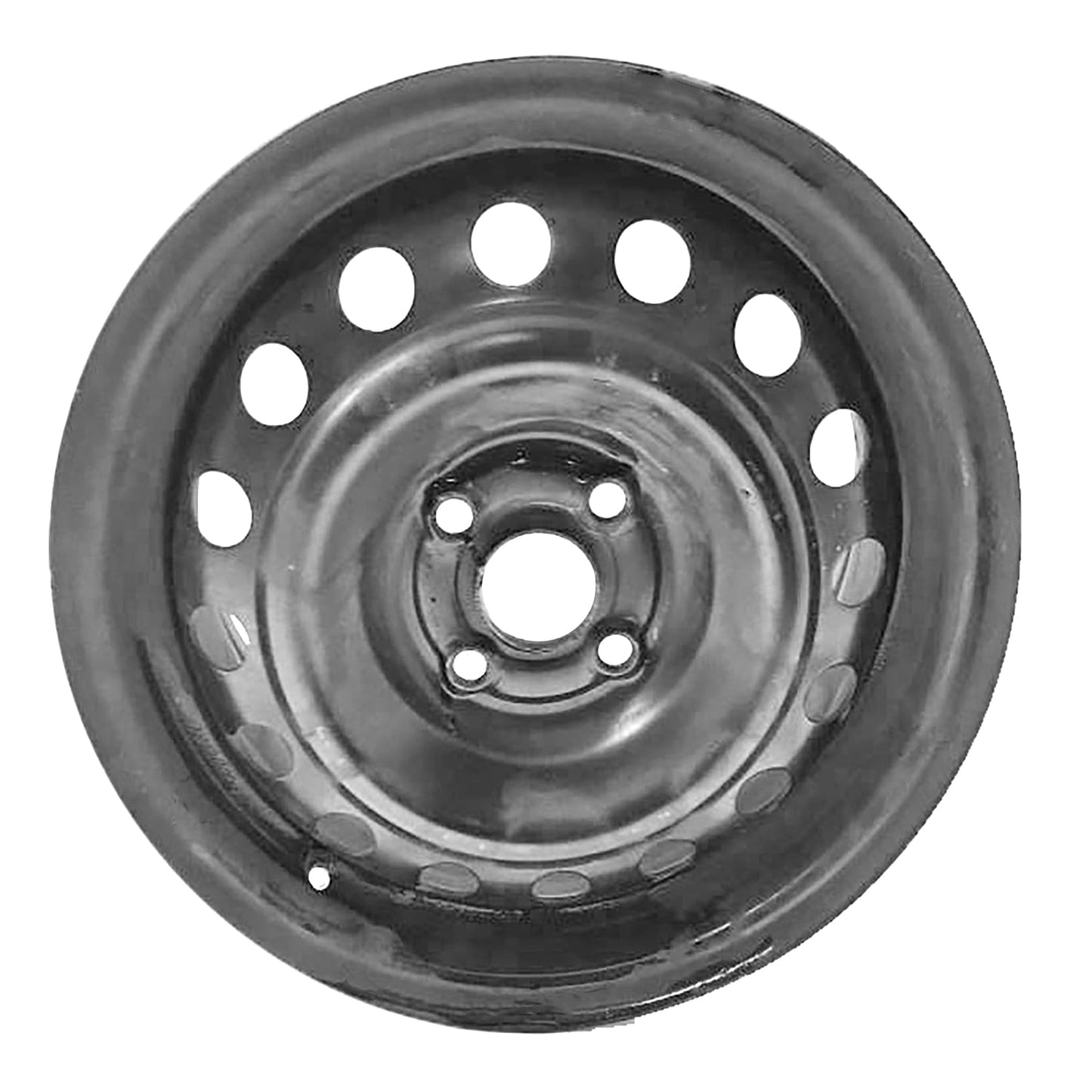 New Aftermarket  Painted Black Steel Wheel 15 x 5.5 16 Hole Style fits 2012-2015 Kia Rio