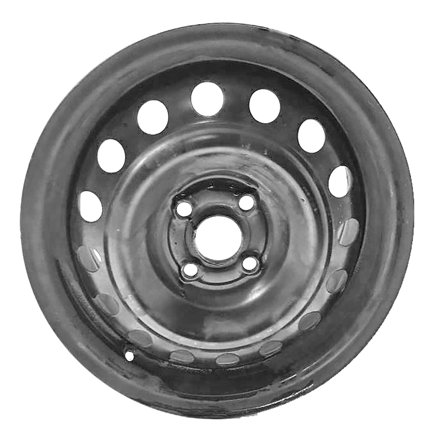 New Aftermarket  Painted Black Steel Wheel 15 x 5.5 16 Hole Style fits 2012-2015 Kia Rio