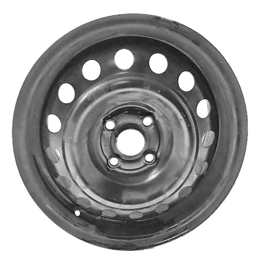 New Aftermarket  Painted Black Steel Wheel 15 x 5.5 16 Hole Style fits 2012-2015 Kia Rio