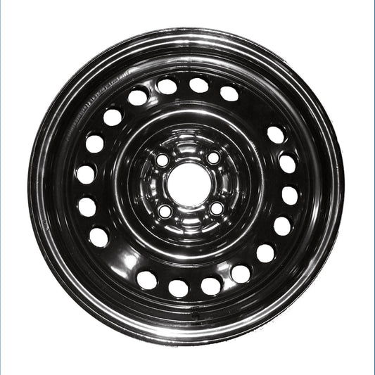 New Aftermarket  Painted Black Steel Wheel 15 x 5.5 20 Hole Style fits 2013 Nissan Versa 1.6 S Plus Sedan 4-Door