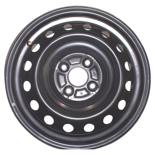 New Aftermarket  Painted Black Steel Wheel 15 x 5.5 4261152501 16 Hole Style fits 2007-2011 Toyota Yaris