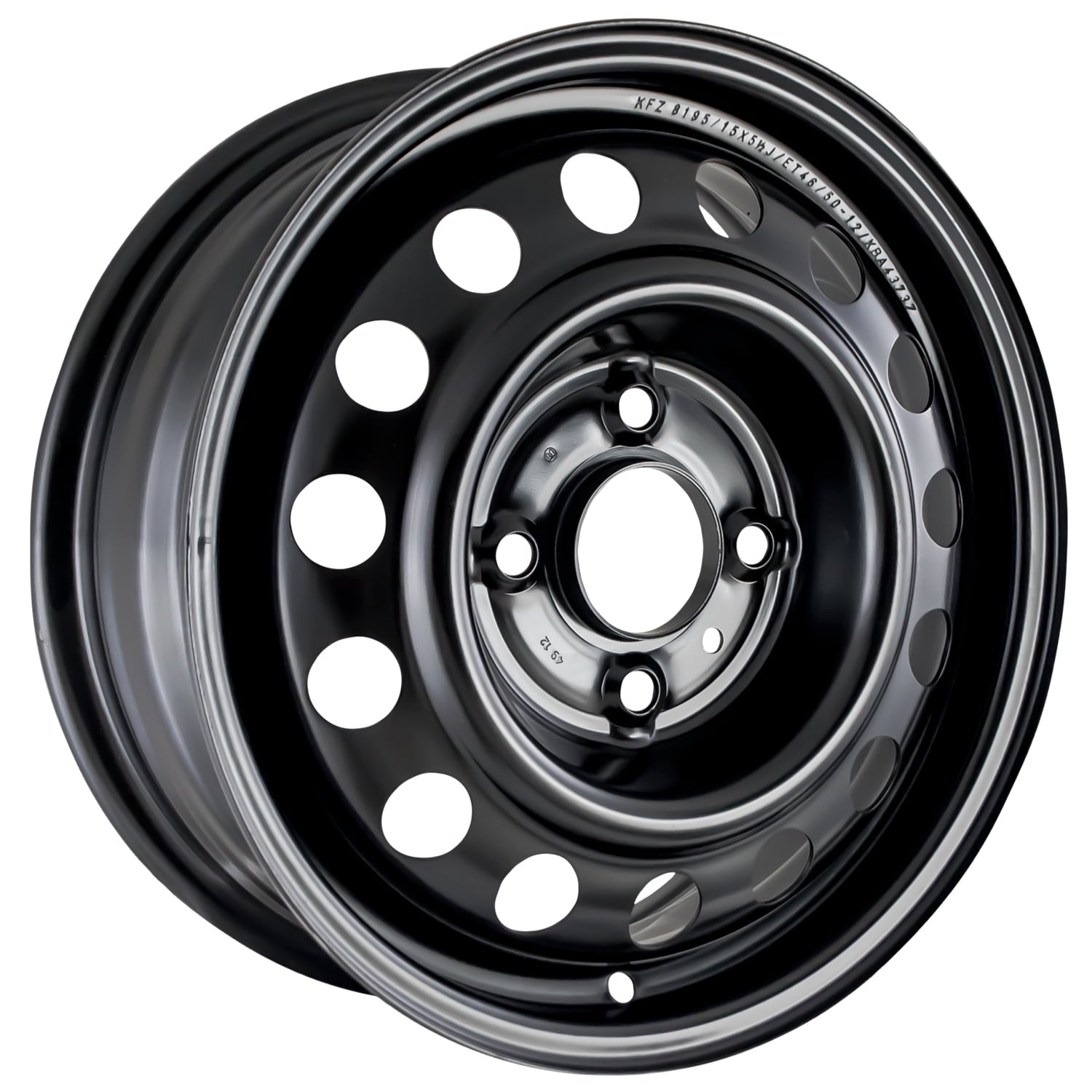 New Aftermarket  Painted Black Steel Wheel 15 x 5.5 529102D050 15 Hole Style fits 2004-2006 Hyundai Elantra