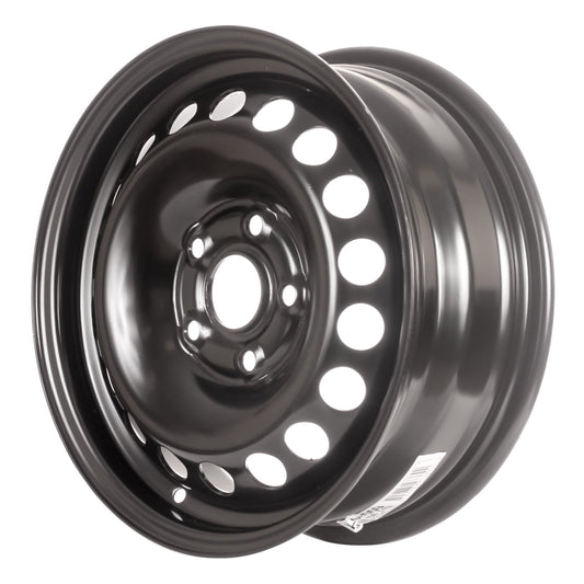 New Aftermarket  Painted Black Steel Wheel 15 x 6 18 Hole Style fits 2006-2009 Volkswagen Rabbit