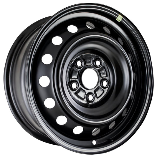 New Aftermarket  Painted Black Steel Wheel 16 x 6.5 4261102A30 16 Hole Style fits 2009 Pontiac Vibe AWD Wagon 4-Door 2.4L 2362CC l4 GAS DOHC Naturally Aspirated