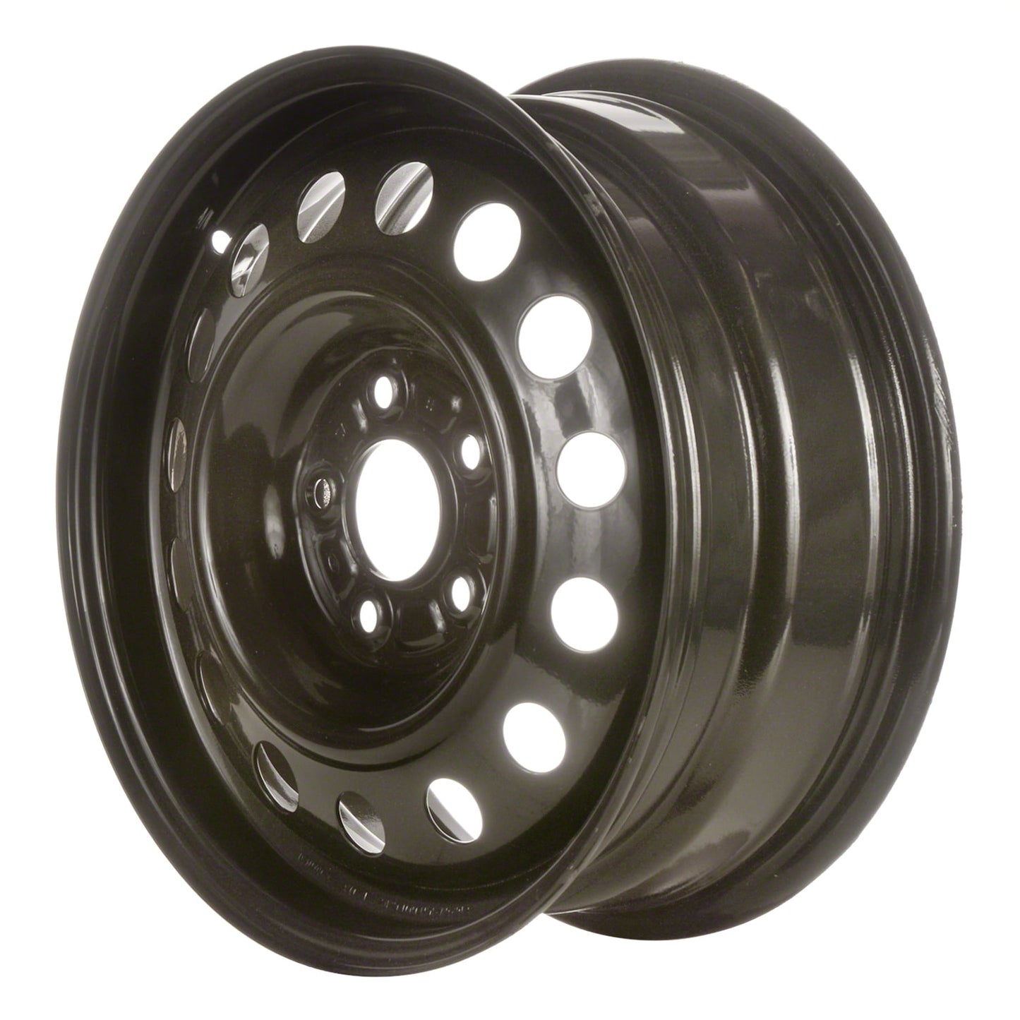 New Aftermarket  Painted Black Steel Wheel 16 x 6.5 529103Y150 15 Hole Style fits 2017 Hyundai Elantra Eco Sedan 4-Door