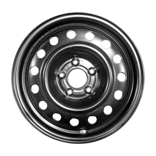New Aftermarket  Painted Black Steel Wheel 16 x 6.5 52910A4000 15 Hole Style fits 2014-2017 Kia Rondo