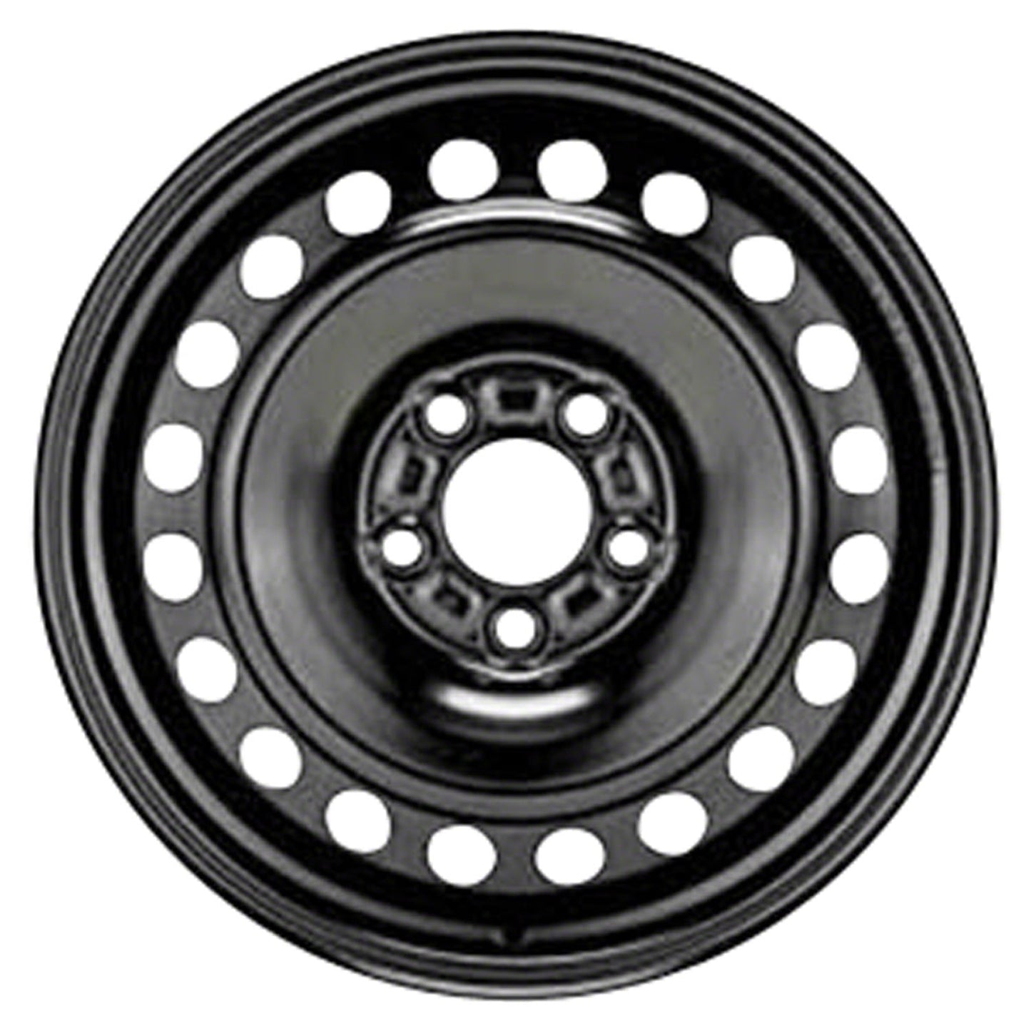 New Aftermarket  Painted Black Steel Wheel 16 x 6.5 CV6Z1015A 20 Hole Style fits 2012-2014 Ford Focus