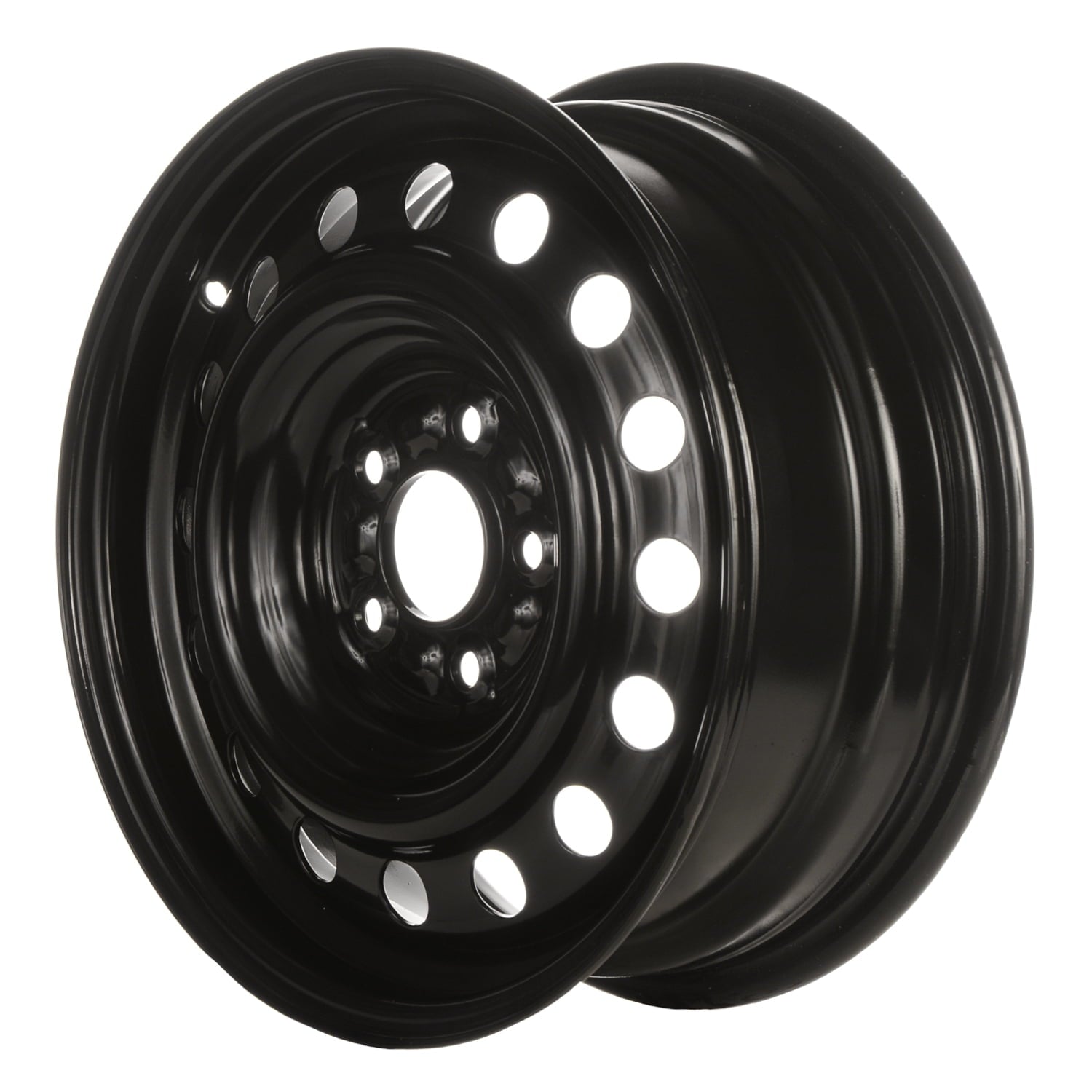 New Aftermarket  Painted Black Steel Wheel 16 x 6.5 MN101093 16 Hole Style fits 2004-2009 Mitsubishi Galant