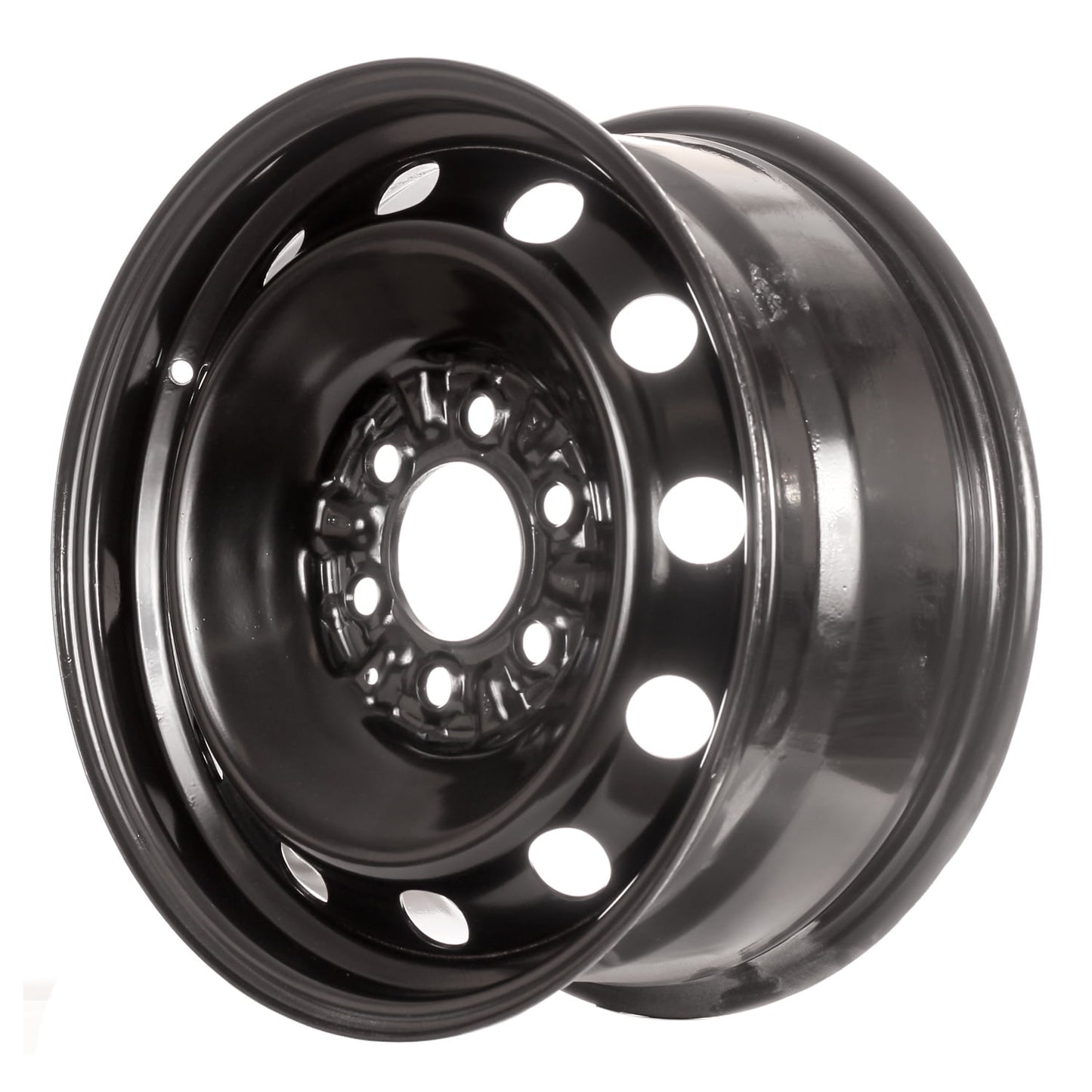 New Aftermarket  Painted Black Steel Wheel 17 x 7.5 4L3Z1015DA 12 Hole Style fits 2004-2014 Ford Expedition