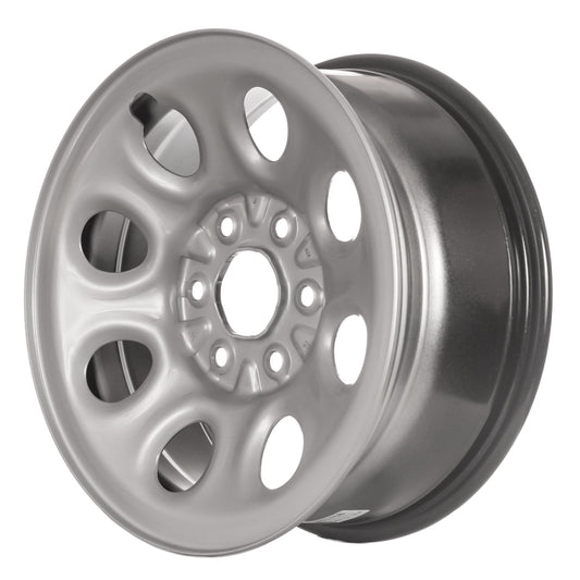 New Aftermarket  Painted Silver Steel Wheel 17 x 7.5 9595246 8 Slot Style fits 2011-2014 Cadillac Escalade