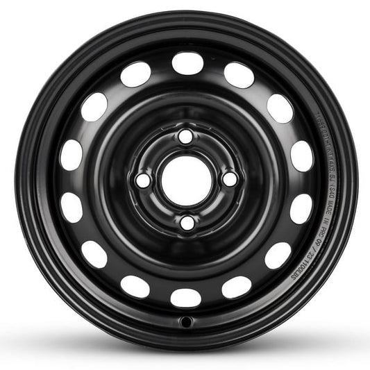New OEM Replacement Wheel 14x5.5 in for 2000-2006 Honda Insight Painted Black 14 inch Steel Rim