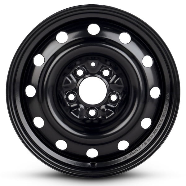 New OEM Replacement Wheel 16x6.5 in for 1996-2000 Dodge Caravan Painted Black 16 inch Steel Rim