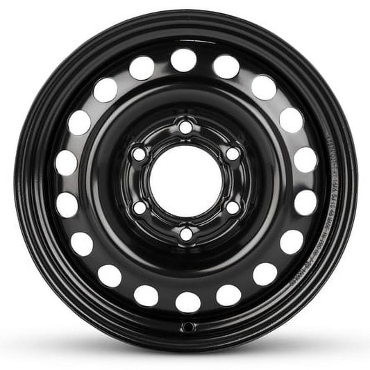New OEM Replacement Wheel 16x6.5 in for 2006-2014 Kia Sedona Painted Black 16 inch Steel Rim