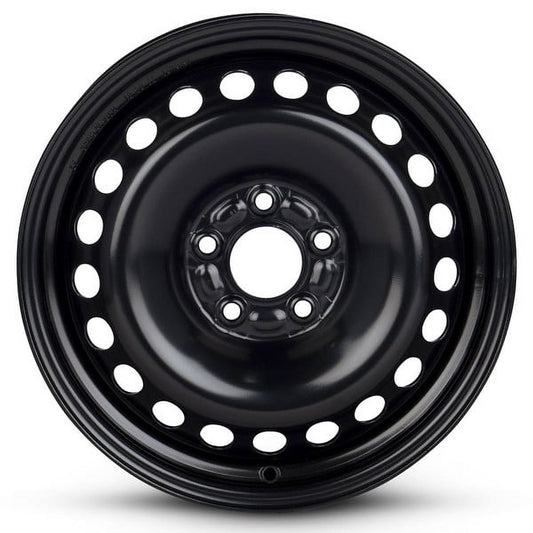 New OEM Replacement Wheel 16x6.5 in for 2012-2014 Ford Focus Painted Black 16 inch Steel Rim