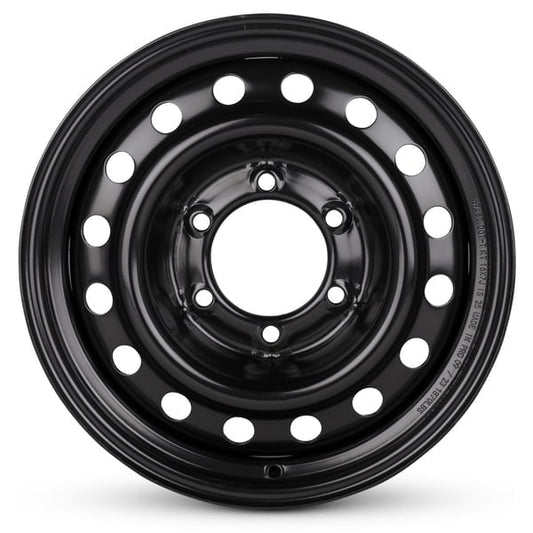 New OEM Replacement Wheel 16x7 in for 2001-2004 Toyota Tacoma Painted Black 16 inch Steel Rim
