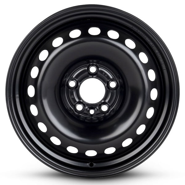 New OEM Replacement Wheel 16x7 in for 2013-2016 Dodge Dart Painted Black 16 inch Steel Rim
