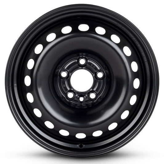 New OEM Replacement Wheel 16x7 in for 2013-2016 Dodge Dart Painted Black 16 inch Steel Rim
