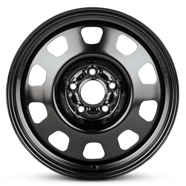 New OEM Replacement Wheel 17x6.5 in for 2016-2021 Kia Niro Painted Black 17 inch Steel Rim