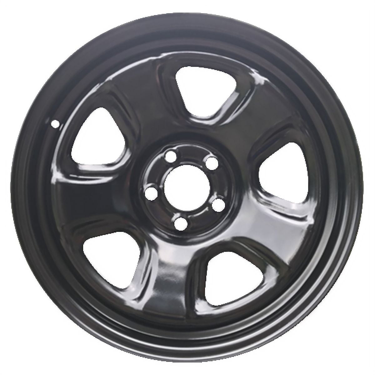 New OEM Replacement Wheel 18x7.5 in for 2006-2023 Dodge Charger Painted Black 18 inch Steel Rim