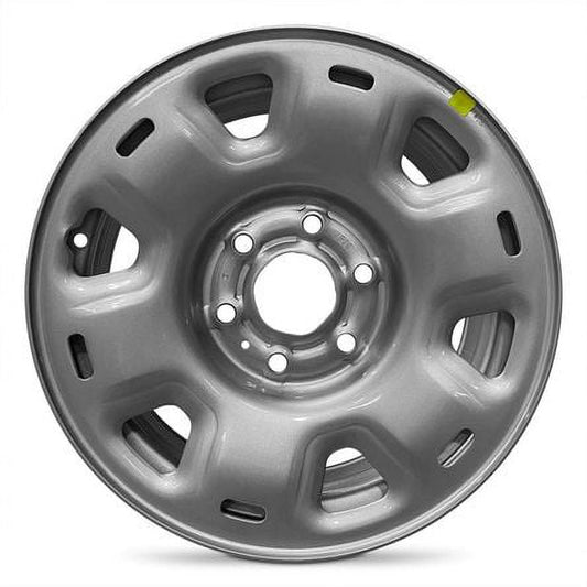 New OEM Surplus Rim for 2016-2022 Nissan Titan XD 17x7.5 in Painted Silver Steel Rim Direct Fit