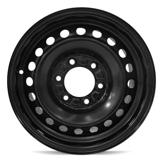 New OEM Surplus Wheel 16x7 in for 2001-2004 Nissan Frontier Painted Black 16 inch Steel Rim