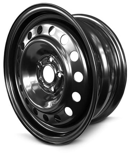 New Wheel For 1994-1996 Chevrolet Beretta 15 Inch Black Steel Rim