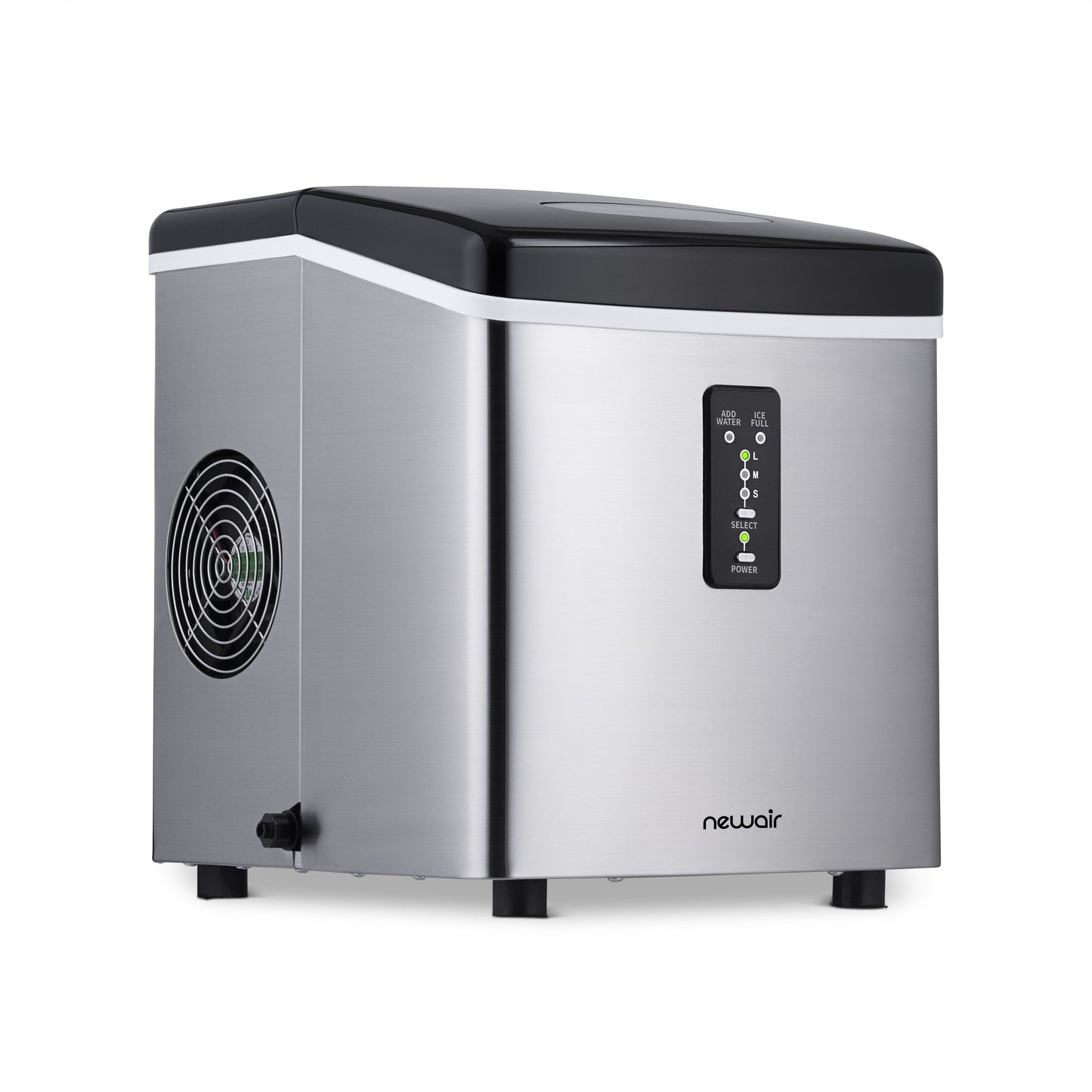 Newair | Portable Ice Maker | 28 lbs. Daily | 3 Bullet Ice Sizes, LED Display