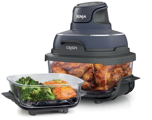 Ninja Crispi 4-in-1 Portable Glass Air Fryer Cooking System - Grey