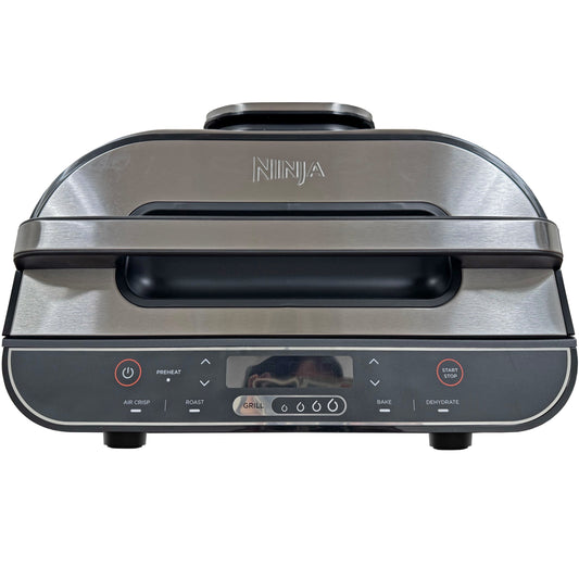 Ninja Foodi 5 In 1 Grill & Air Fryer with Surround Searing & Smoke Control- BG500A