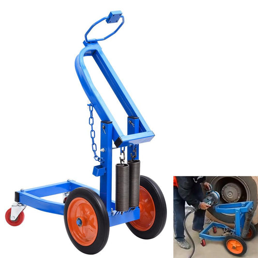 PWTOOL Pneumatic Impact Wrench Mobile Cart Pneumatic Impact Wrench Cart Pneumatic Wrench Trolley with Enlarged Base Structure for Bus Semi-Trailer Construction Truck Heavy Commercial Vehicle fine
